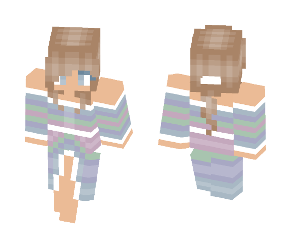 Download Free Kimono-Inspired Girl Skin for Minecraft image 1 Kimono-Inspired Girl - Girl Minecraft Skins - image 1