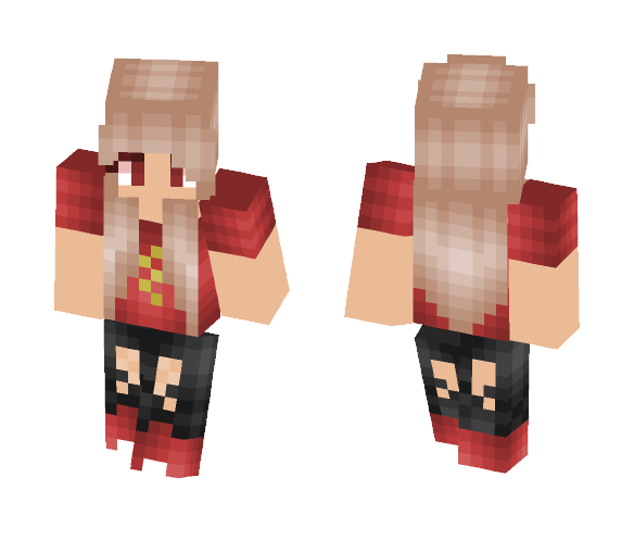 Download Free Adventurer Girl Skin for Minecraft image 1 Adventurer Girl - Girl Minecraft Skins - image 1