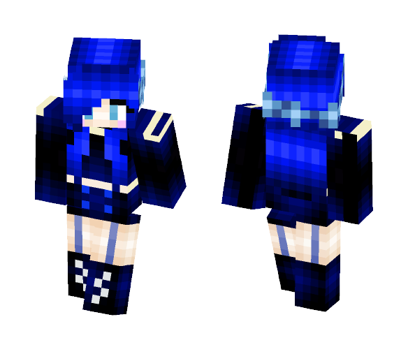 Blue Girl - Girl Minecraft Skins - image 1