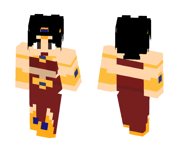 Download Free Baress Daughter of Broly Skin for Minecraft image 1 Baress Daughter of Broly - Female Minecraft Skins - image 1