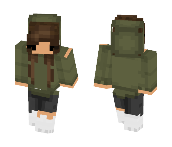 GirlHoodie~ - Female Minecraft Skins - image 1
