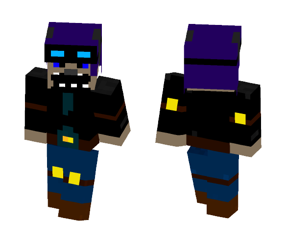 DanTDM as a ligit anamtronic - Male Minecraft Skins - image 1