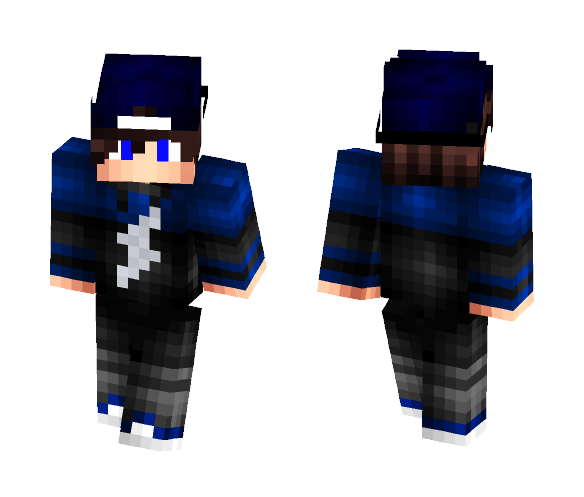 GamerBlue - Male Minecraft Skins - image 1
