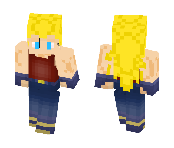 dragon ball gt vegeta ssj3 - Male Minecraft Skins - image 1