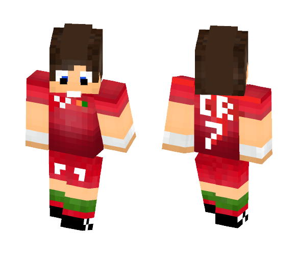 Cristiano Ronaldo - Male Minecraft Skins - image 1