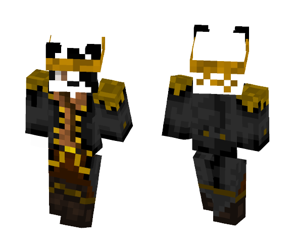 Pirate Panda - Male Minecraft Skins - image 1