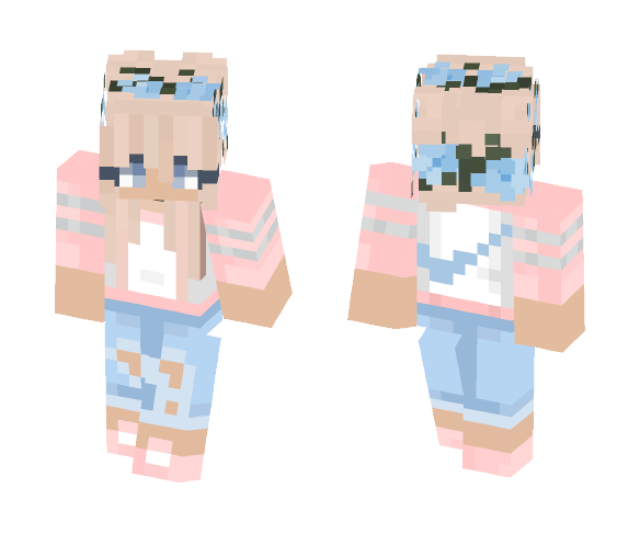 Download Free Kawaii Girl IV Skin for Minecraft image 1 Kawaii Girl IV - Girl Minecraft Skins - image 1