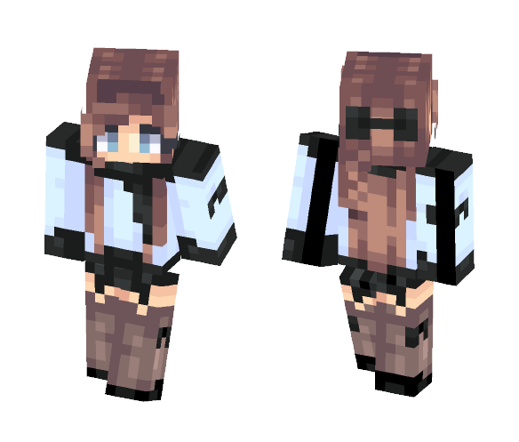 Cold Blues - Female Minecraft Skins - image 1