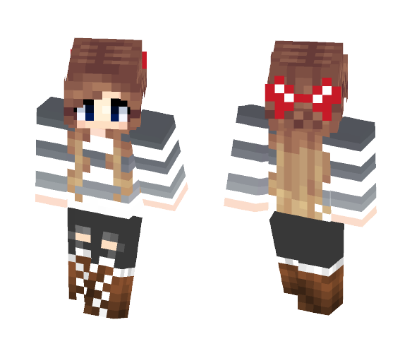 Countryside Spring Girl - Girl Minecraft Skins - image 1