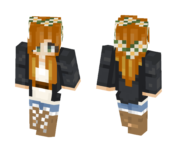 Hint of Autumn - Female Minecraft Skins - image 1