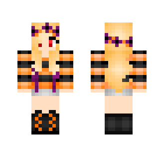 Festive Halloween Girl - Girl Minecraft Skins - image 2