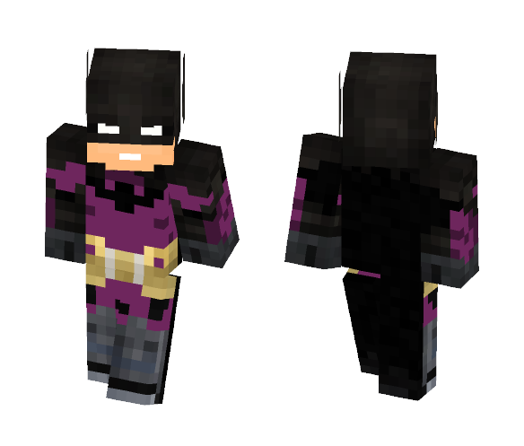 Batman (Purple) - Batman Minecraft Skins - image 1
