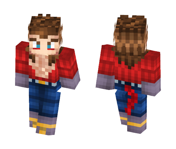 Download Free Vegeta Super Saiyan 4|Dragonball GT Skin for Minecraft image 1 Vegeta Super Saiyan 4|Dragonball GT - Male Minecraft Skins - image 1