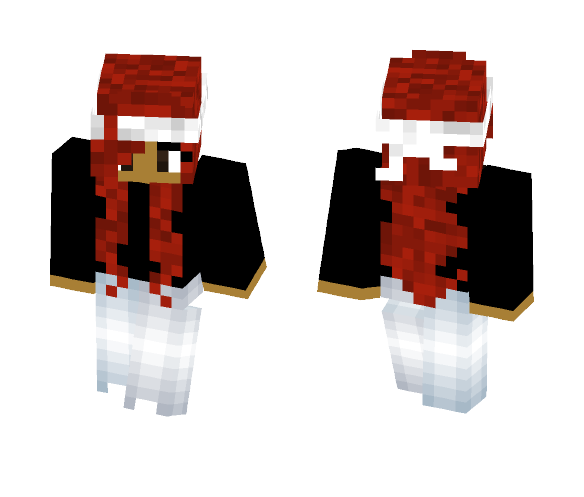 Download Free Red haired girl w/ bandana Skin for Minecraft image 1 Red haired girl w/ bandana - Color Haired Girls Minecraft Skins - image 1