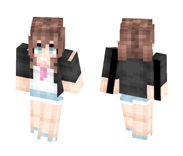 Aoshima Moka - Female Minecraft Skins - image 1