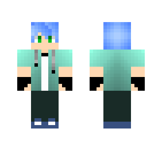 Crystal Blue Boy - Boy Minecraft Skins - image 2