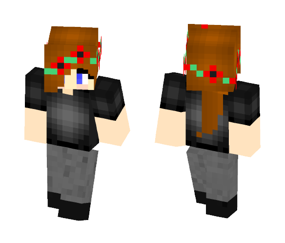 Flower Kira :3 - Female Minecraft Skins - image 1