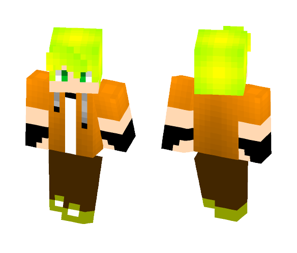 Orange Boy - Boy Minecraft Skins - image 1