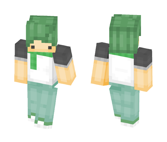 Mint Leaf [ReUpload] - Male Minecraft Skins - image 1