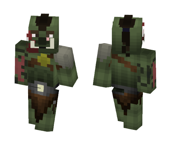 [LOTC[ Orc Skin - Male Minecraft Skins - image 1