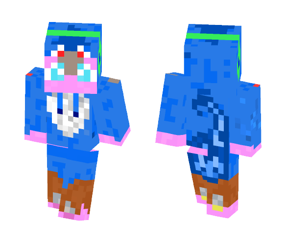 Mew with articuno Hoodie - Interchangeable Minecraft Skins - image 1