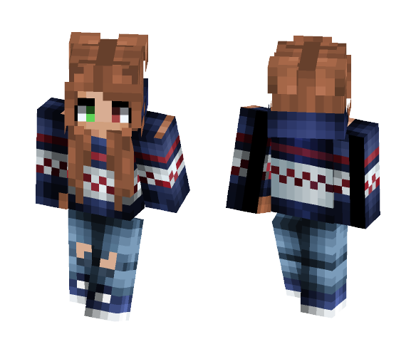 Winter Blues - Female Minecraft Skins - image 1