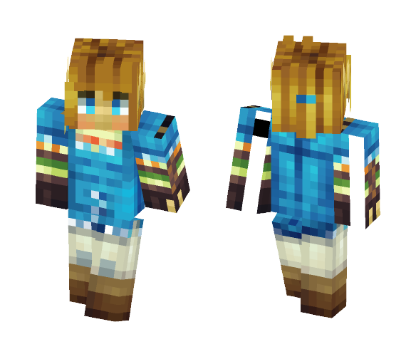 Download Free Link from Breath of The Wild Skin for Minecraft image 1 Link from Breath of The Wild - Male Minecraft Skins - image 1