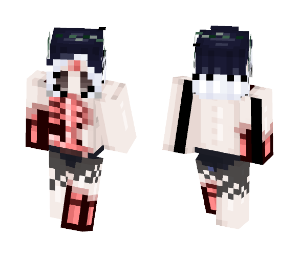 (oc) Corrupted Laguna Waters - Female Minecraft Skins - image 1