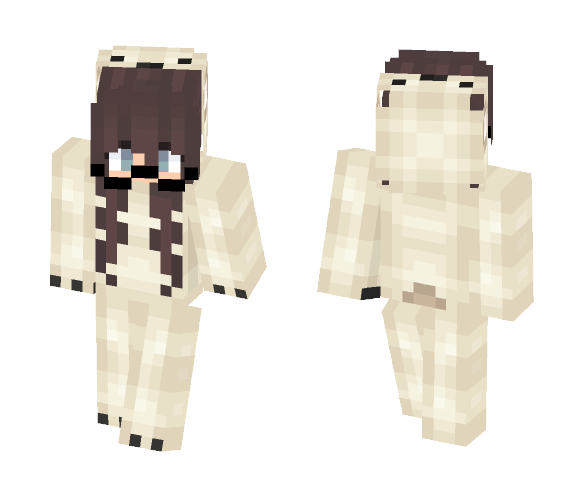 Pug girl with moustache! - Girl Minecraft Skins - image 1