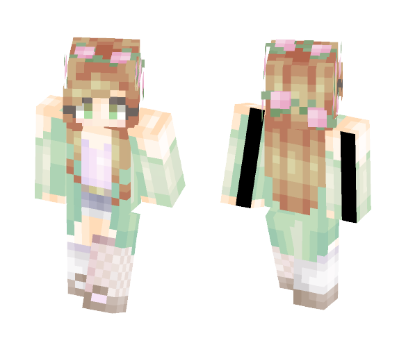 Download Free Allergy Season - 2ND POPREEL?!? Skin for Minecraft image 1 Allergy Season - 2ND POPREEL?!? - Female Minecraft Skins - image 1