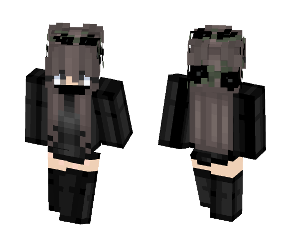 All black - Female Minecraft Skins - image 1