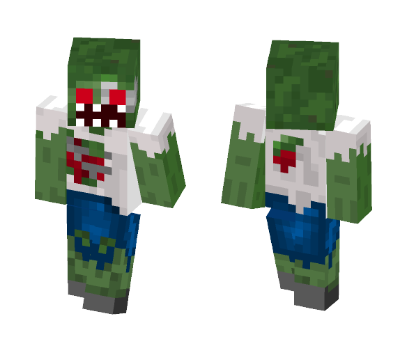 Zombie from pixel gun 3D - Male Minecraft Skins - image 1
