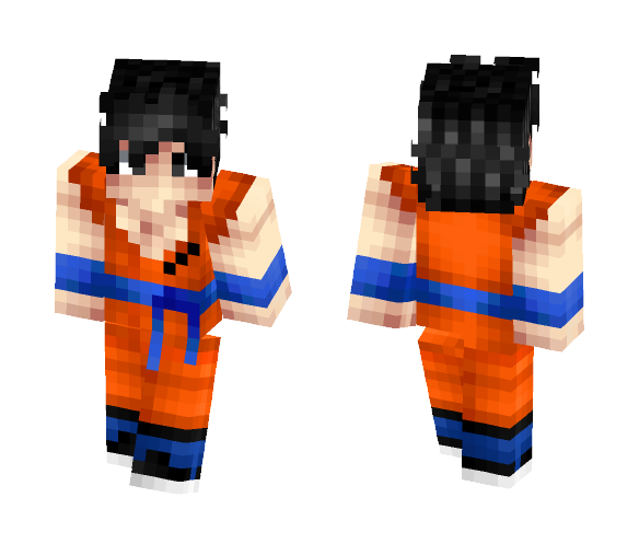 Son Goku|Dragonball Super (ROF) - Male Minecraft Skins - image 1