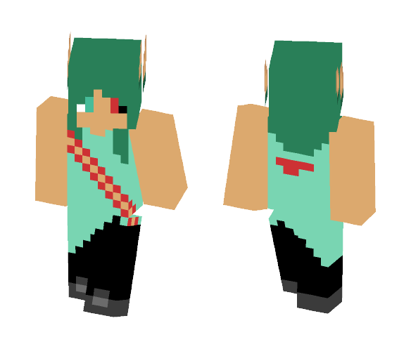 Werewolf Demon - Female Minecraft Skins - image 1