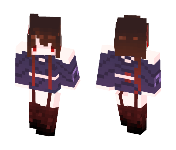 Download Free Minecraft Girl | Spider Skin for Minecraft image 1 Minecraft Girl | Spider - Girl Minecraft Skins - image 1