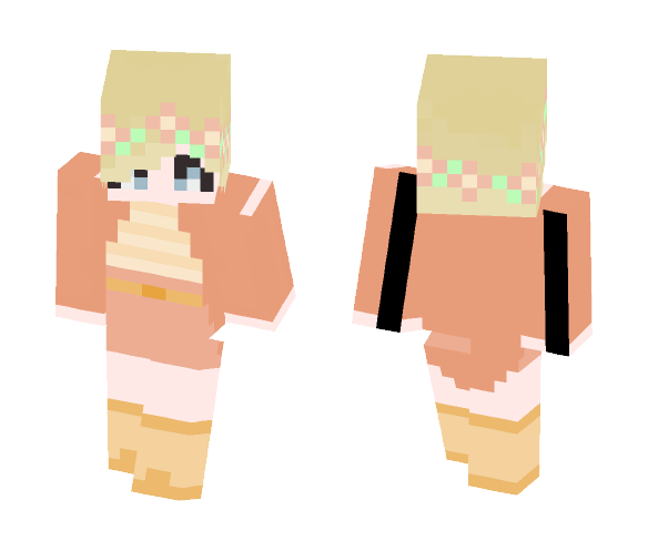 Blonde Girl w/ Short Hair - Color Haired Girls Minecraft Skins - image 1