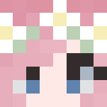 Pretty Flower Crown Girl - Flower Crown Minecraft Skins - image 3
