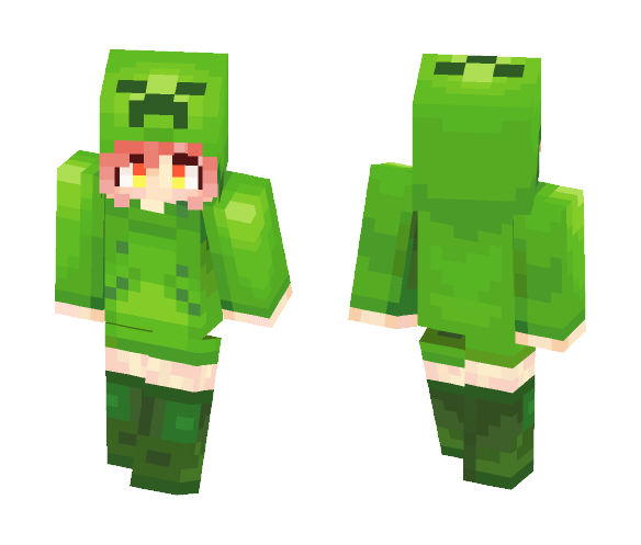 Chica Creeper - Female Minecraft Skins - image 1