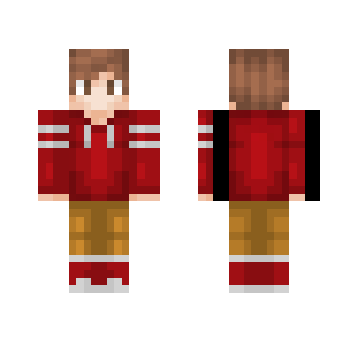 Red Hoodie Boy for Friend