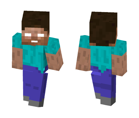 High Pixel Herobrine - Herobrine Minecraft Skins - image 1