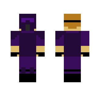Paint Ball Uniform (PURPLE) - Male Minecraft Skins - image 2