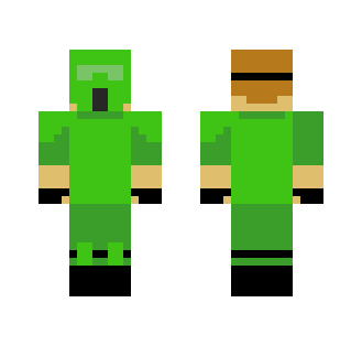 Paint Ball Uniform (GREEN) - Male Minecraft Skins - image 2