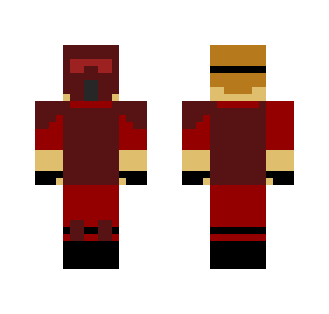 Paintball Uniform (RED) - Male Minecraft Skins - image 2