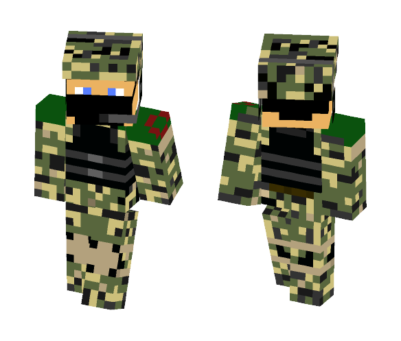 Soldier - Male Minecraft Skins - image 1