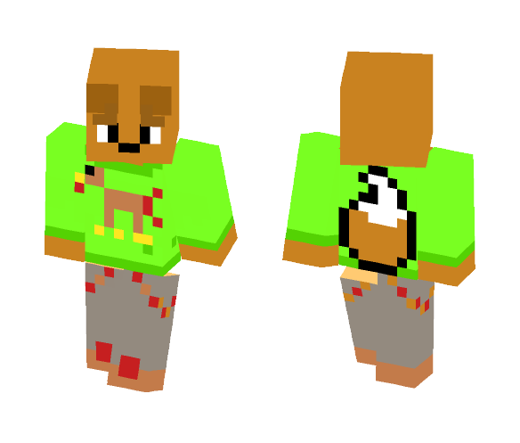 Jaden The Puppy In Thanksgiving - Male Minecraft Skins - image 1