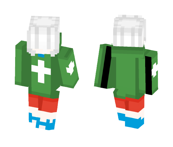 Anti Virus Sans Human - Male Minecraft Skins - image 1