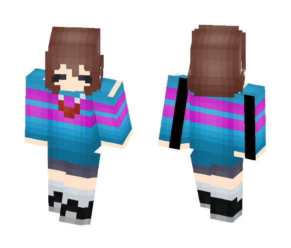 Frisk Vr Male - Male Minecraft Skins - image 1