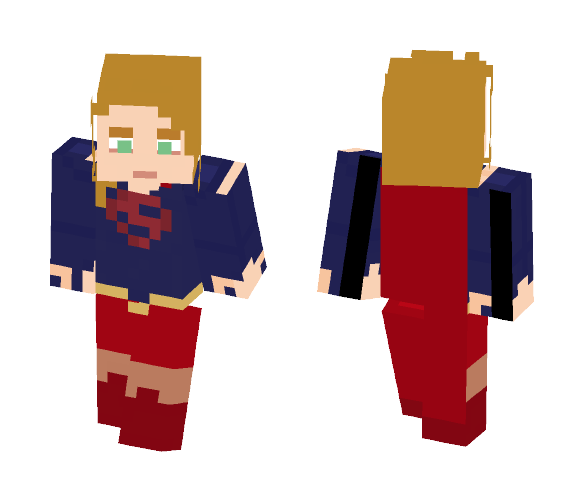 Download Free Supergirl CW - Supergirl Skin for Minecraft image 1 Supergirl CW - Supergirl - Male Minecraft Skins - image 1