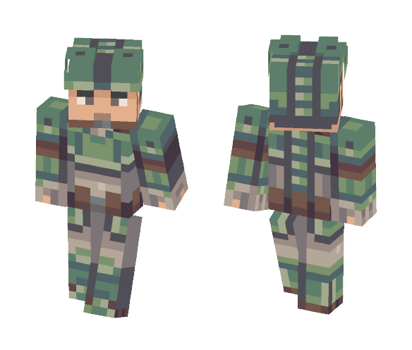 Human Soldier 2: Electric Boogaloo - Male Minecraft Skins - image 1