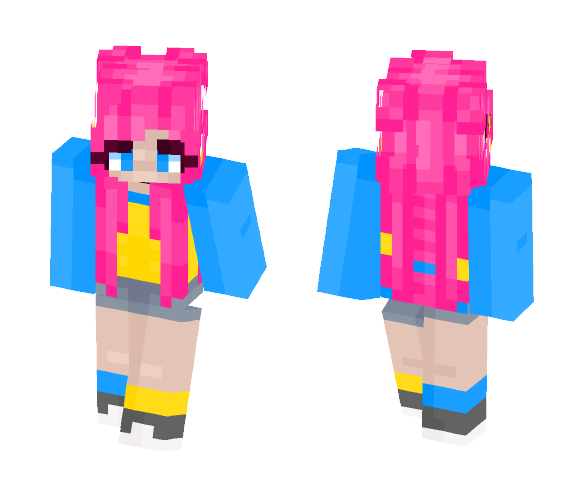 Pansexual Pride - Female Minecraft Skins - image 1